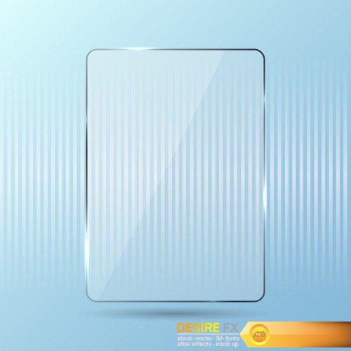 Abstract glass background - 9 EPS