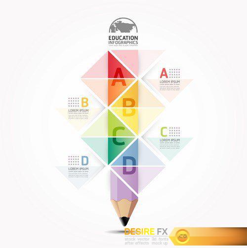 Abstract infographic - 20 EPS