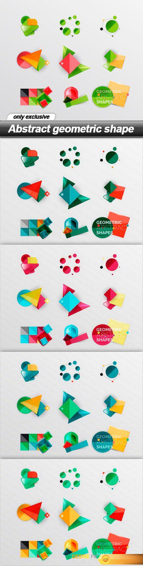 Abstract geometric shape - 5 EPS
