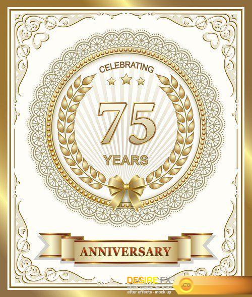 Anniversary card - 23 EPS