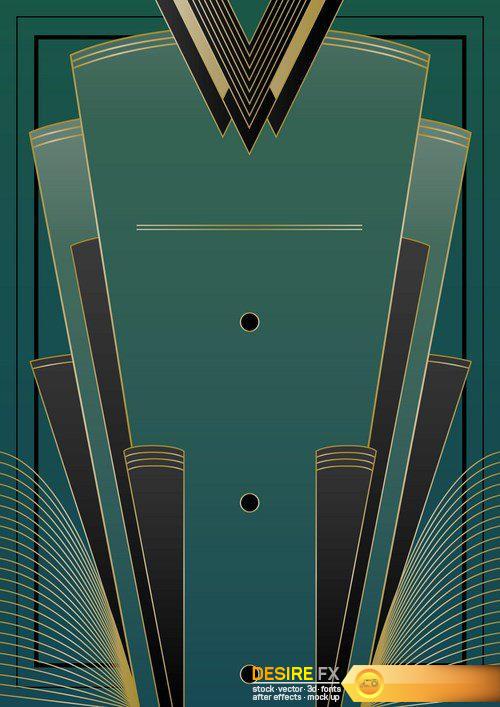 Art Deco Background - 10 EPS