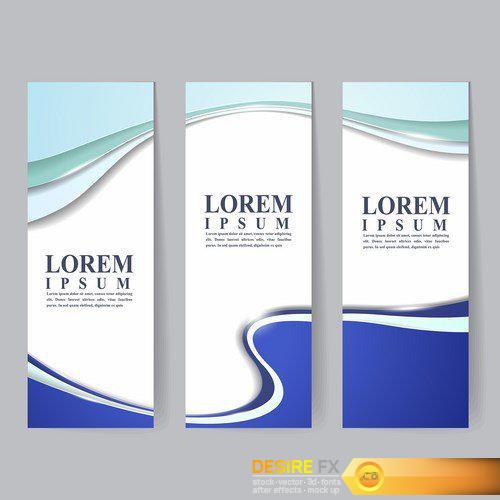 Abstract Template banners - 25 EPS
