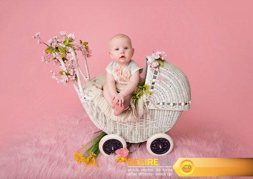 Baby in Stroller - 8 UHQ JPEG