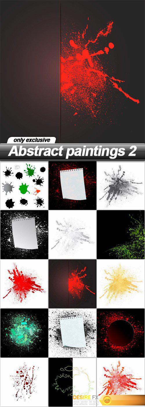Abstract paintings 2 - 15 EPS