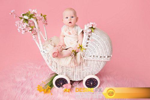 Baby in Stroller - 8 UHQ JPEG