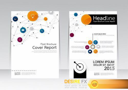 Abstract design template 5 - 25 EPS