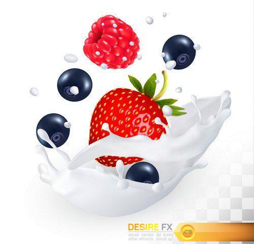 Fruit splash of milk 2 - 5 EPS