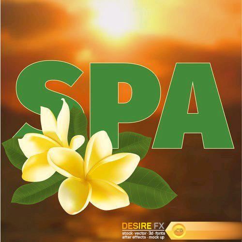 Background for the spa - 33 EPS