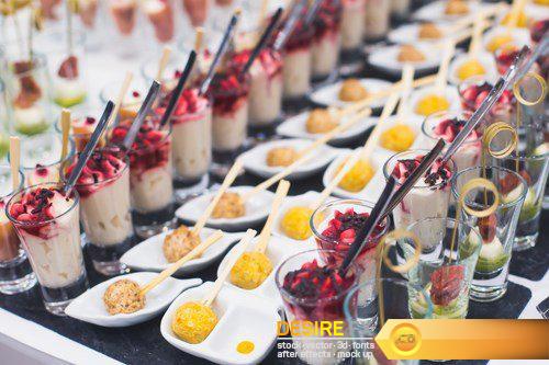 Beautifully decorated catering banquet table - 15 UHQ JPEG