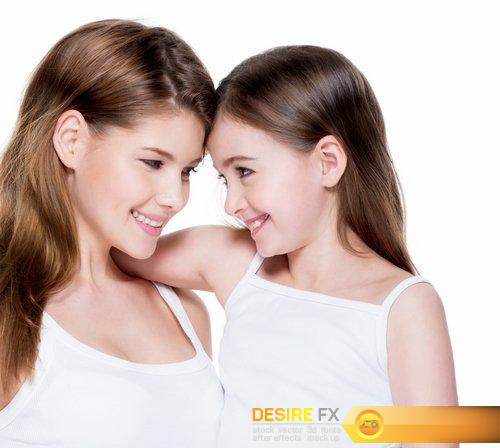 Beautiful young mother with a small daughter - 10 UHQ JPEG