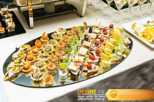 Beautifully decorated catering banquet table - 15 UHQ JPEG