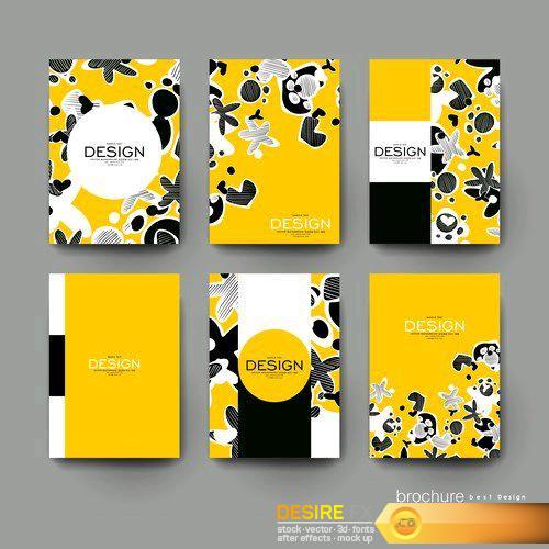 Abstract vector brochure template 2 - 25 EPS