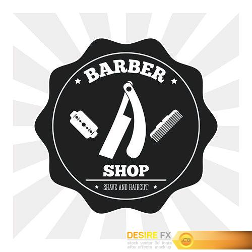 Barber shop design, hair salon - 30 UHQ JPEG