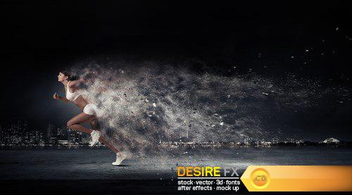 Athlete running fast - 20 UHQ JPEG