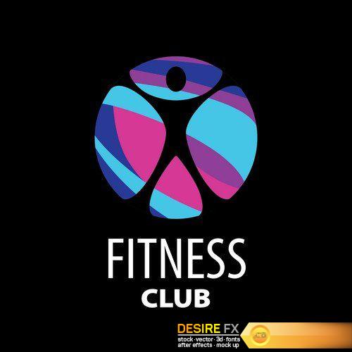 Fitness club logo 1 - 6 EPS