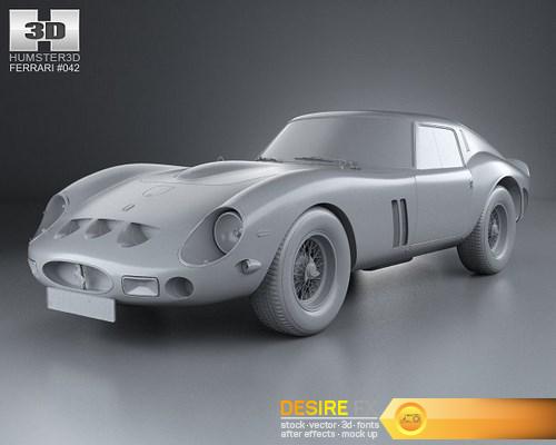 Ferrari 250 GTO (Series I) 1962 3D Model (11)