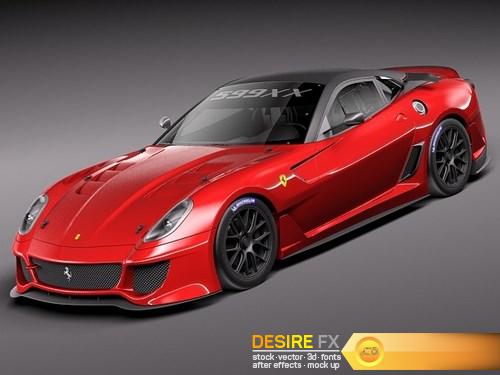 Ferrari 599 XX 3D Model DesireFX (1)