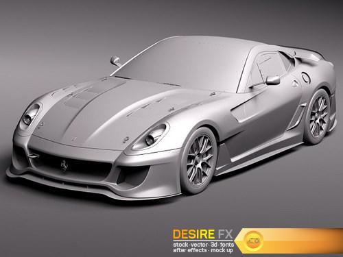 Ferrari 599 XX 3D Model DesireFX (13)