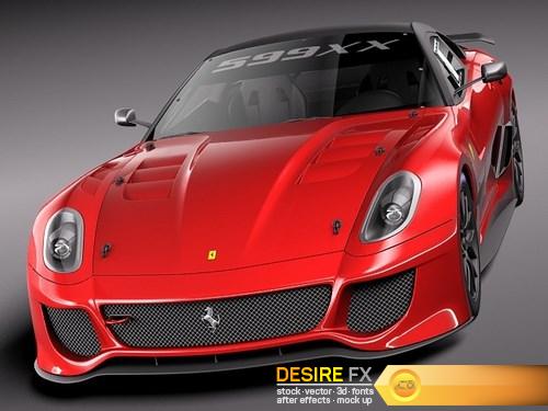 Ferrari 599 XX 3D Model DesireFX (2)