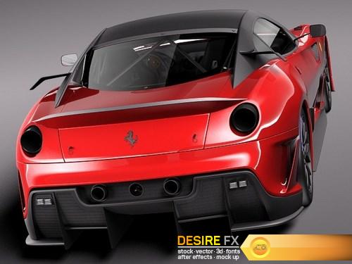 Ferrari 599 XX 3D Model DesireFX (5)