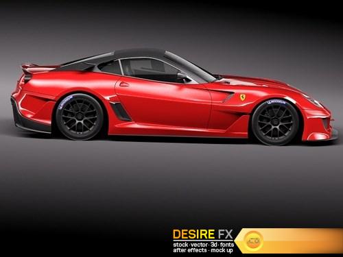Ferrari 599 XX 3D Model DesireFX (7)