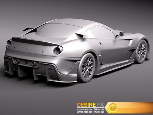 Ferrari 599 XX 3D Model DesireFX (9)