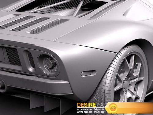 Ford GT40 3D Model (13)