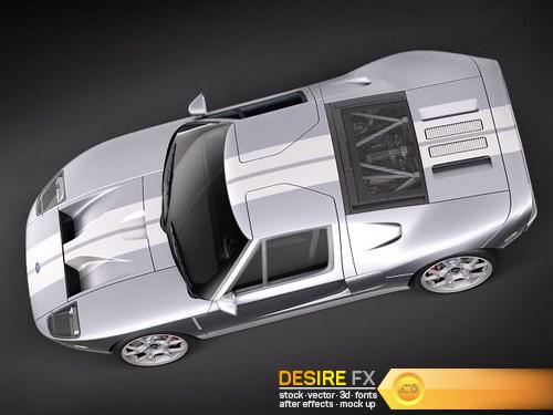 Ford GT40 3D Model (4)