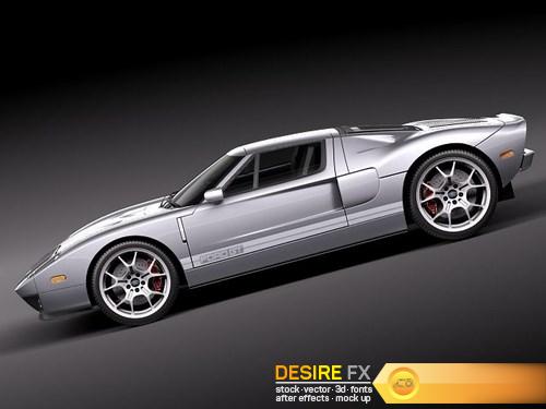 Ford GT40 3D Model (9)