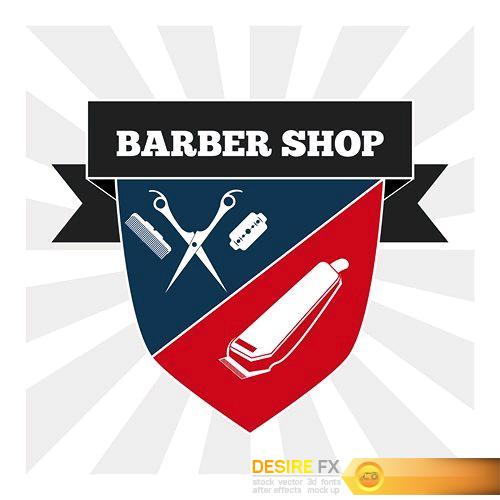 Barber shop design, hair salon - 30 UHQ JPEG