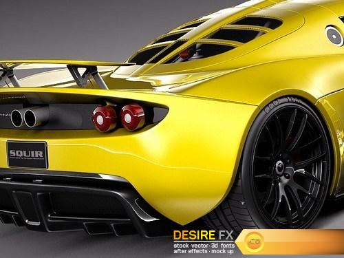 Hennessey Venom GT 2012 3D Model DesireFX (4)