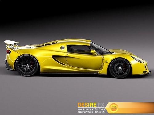 Hennessey Venom GT 2012 3D Model DesireFX (7)
