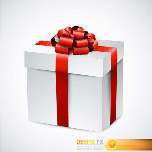 3d gift box - 27 EPS