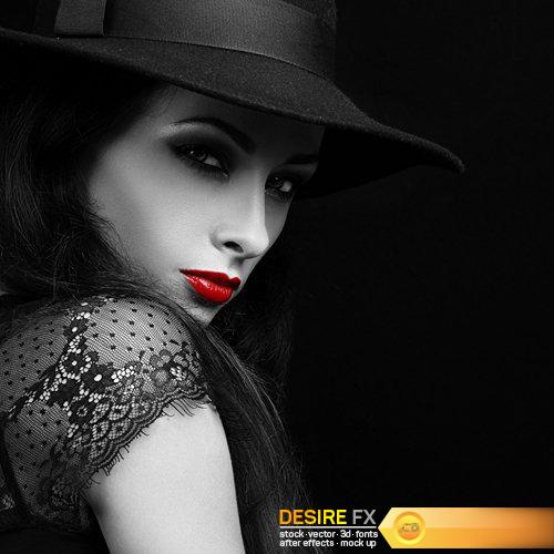Beautiful expressive bright makeup female model - 15 UHQ JPEG