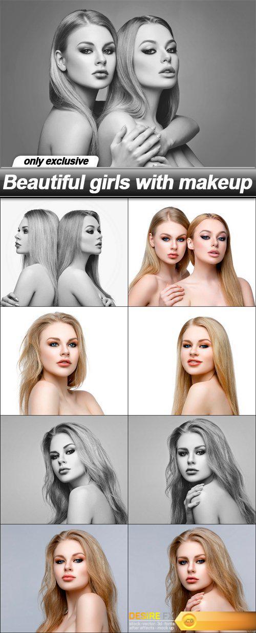 Beautiful girls with makeup - 9 UHQ JPEG