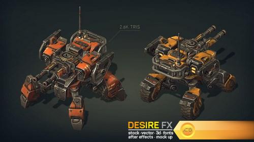 Mech Constructor Spiders and Tanks 3D Models (1)