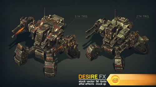 Mech Constructor Spiders and Tanks 3D Models (12)
