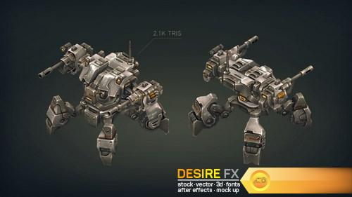 Mech Constructor Spiders and Tanks 3D Models (2)
