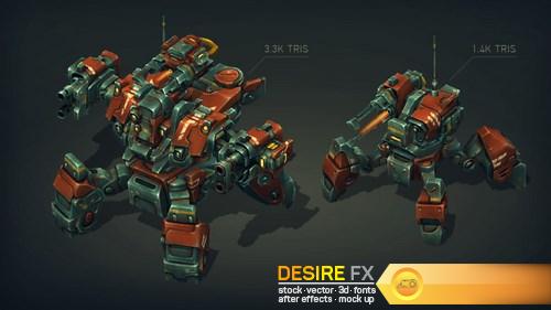 Mech Constructor Spiders and Tanks 3D Models (4)