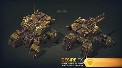 Mech Constructor Spiders and Tanks 3D Models (5)