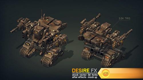 Mech Constructor Spiders and Tanks 3D Models (9)