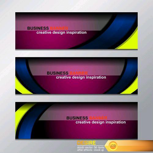 Banners Template Design for web - 48 EPS