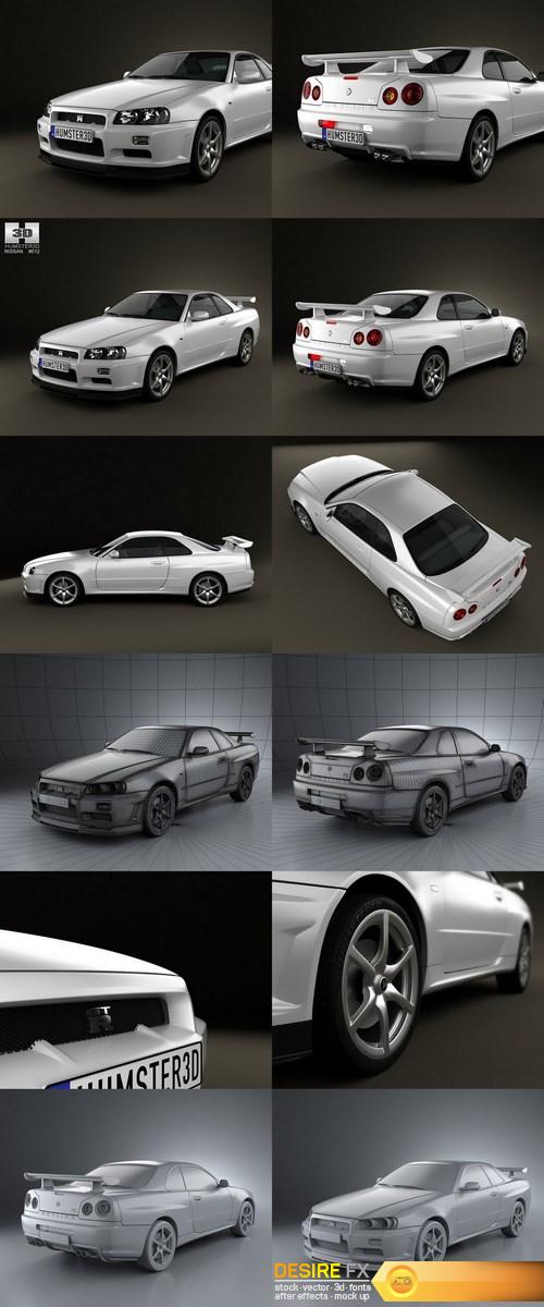 Nissan-Skyline-R34-GT-R-coupe-1999