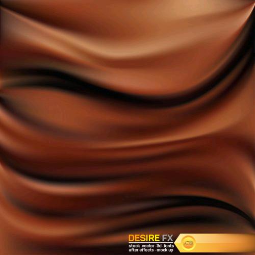 Abstract chocolate background - 19 EPS