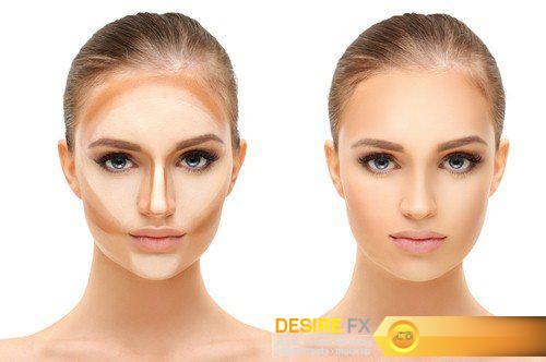 Makeup contouring - 5 UHQ JPEG