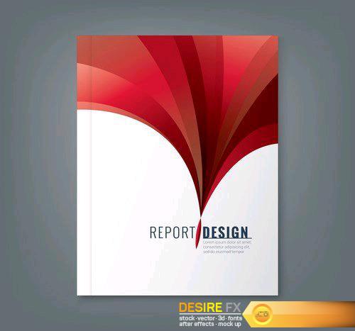 Abstract background for business annual report - 40 EPS