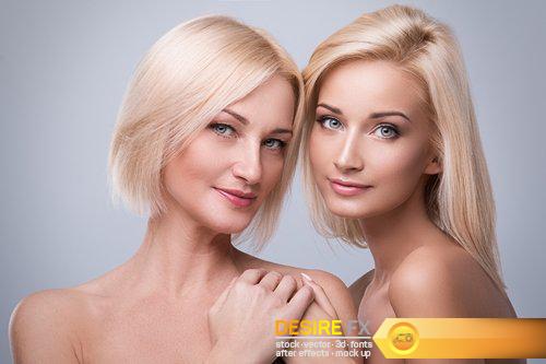 Beautiful middle aged mother and her adult daughter - 9 UHQ JPEG
