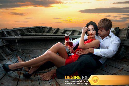 Beautiful couple in love at sunset - 11 UHQ JPEG