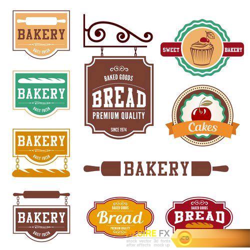 Bakery collection - 21 EPS