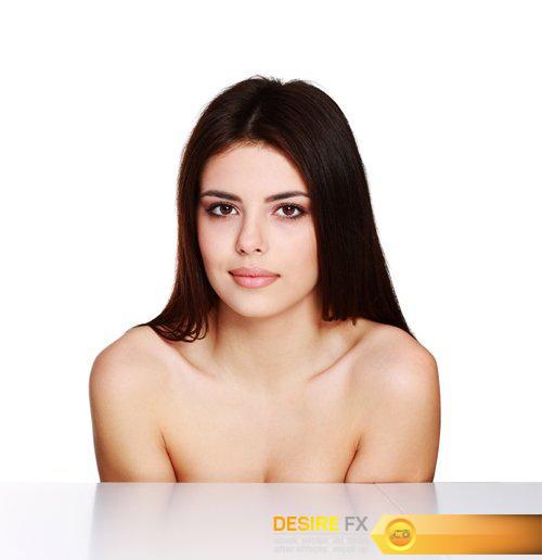 Beauty shot of a young beautiful model. Spa skin care - 25 UHQ JPEG